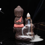 Porte-encens bouddha en céramique (exite en 4 coloris)-Porte-encens-rouge-Pause Karma