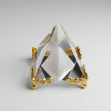 Pyramide en verre-Figurine-Pause Karma