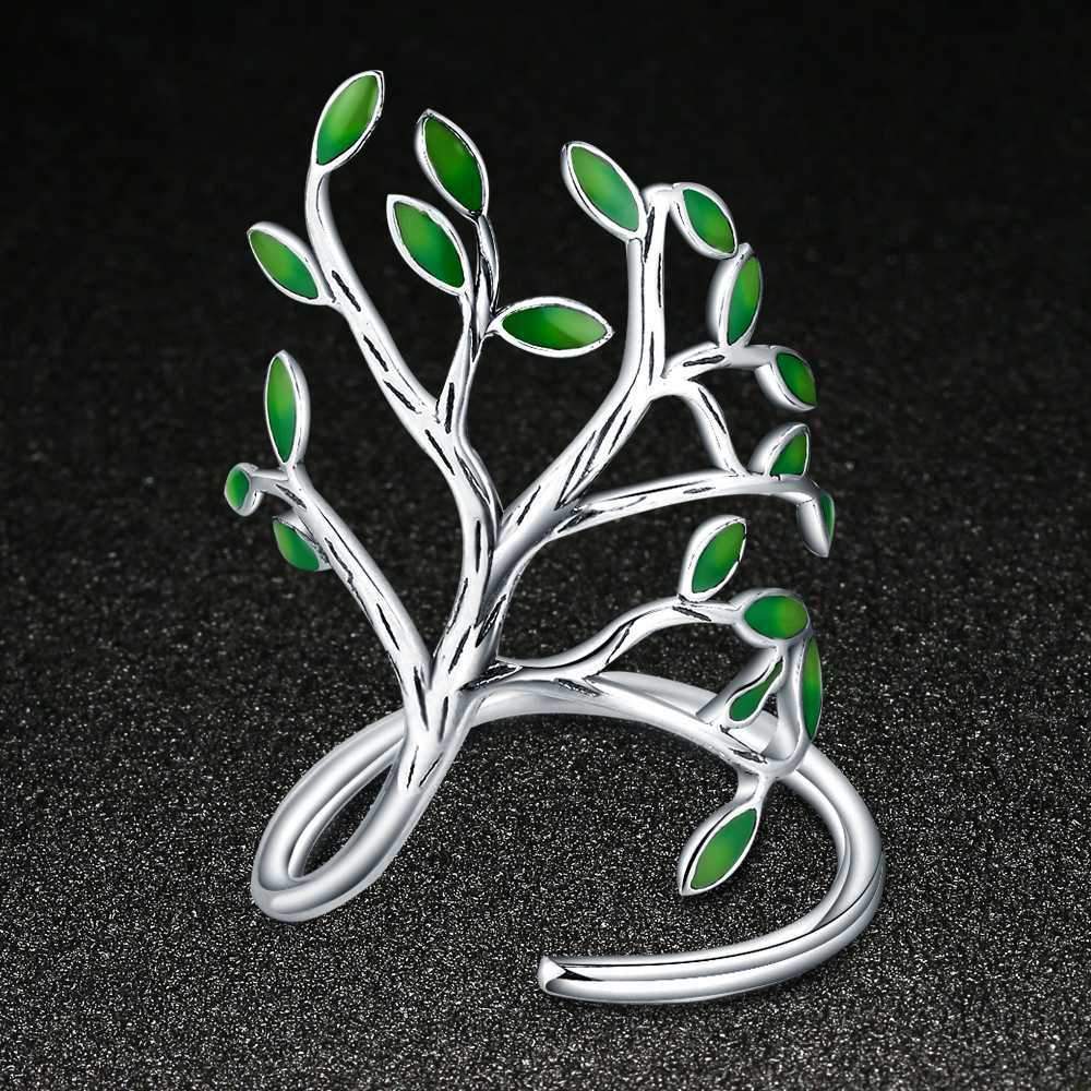 Bague Arbre De Vie En Argent Sterling 925 - Taille Ajustable, Fabrication Française