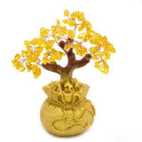 Bonsaï de la chance (4 coloris disponibles)-Figurine-jaune-Pause Karma