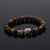Bracelet Bouddha (existe en 5 coloris)-Bracelet-oeil de tigre-Pause Karma