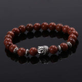 Bracelet Bouddha (existe en 5 coloris)-Bracelet-marron-Pause Karma