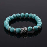 Bracelet Bouddha (existe en 5 coloris)-Bracelet-turquoise-Pause Karma