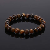 Bracelet en pierres naturelles (existe en 5 coloris)-Bracelet-oeil de tigre-Pause Karma