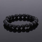Bracelet en pierres naturelles (existe en 5 coloris)-Bracelet-pierre de lave-Pause Karma