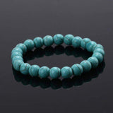 Bracelet en pierres naturelles (existe en 5 coloris)-Bracelet-turquoise-Pause Karma