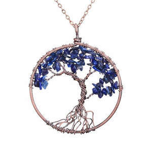 Pendentif arbre de vie Lapis lazuli-Pendentif-Pause Karma