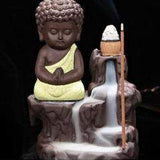 Porte-encens bouddha en céramique (exite en 4 coloris)-Porte-encens-jaune-Pause Karma
