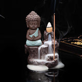 Porte-encens bouddha en céramique (exite en 4 coloris)-Porte-encens-vert-Pause Karma