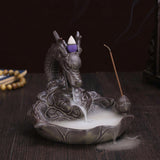 Porte-encens dragon en céramique-Porte-encens-Pause Karma