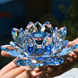 Lotus in rock crystal (8 colors available)