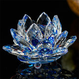 Lotus in rock crystal (8 colors available)