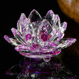 Lotus in rock crystal (8 colors available)