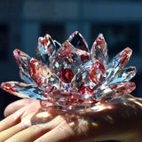Lotus in rock crystal (8 colors available)